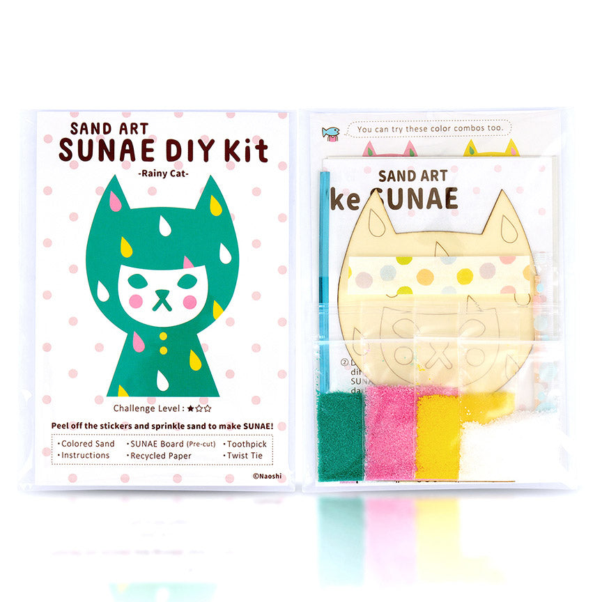 Rainy Cat DIY Sunae (Sand Art) Kit - Leanna Lin's Wonderland