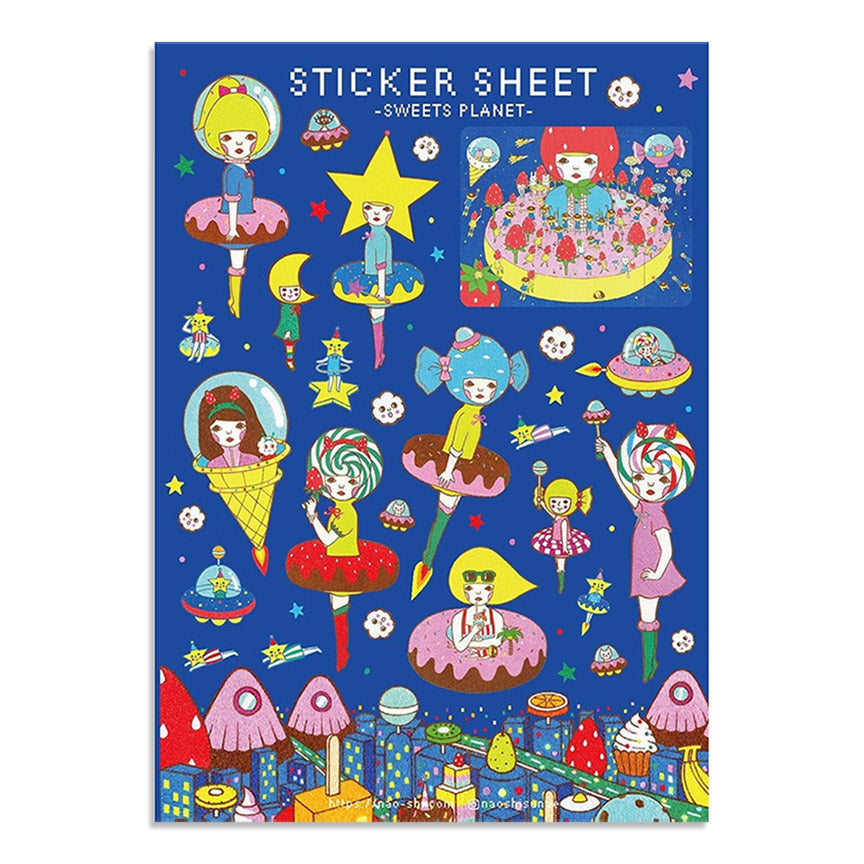 Sweets in Space Sticker Sheet - Leanna Lin's Wonderland