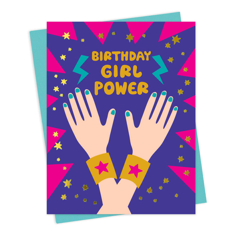 Girl Power Birthday Card by Night Owl from Leanna Lin's Wonderland