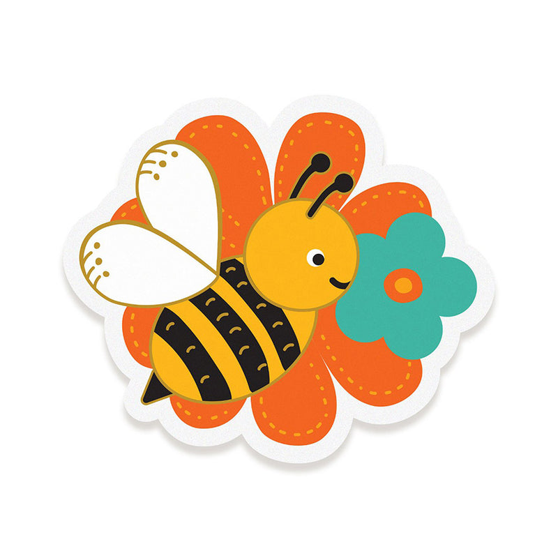 Bee-Day Birthday Sticker Card