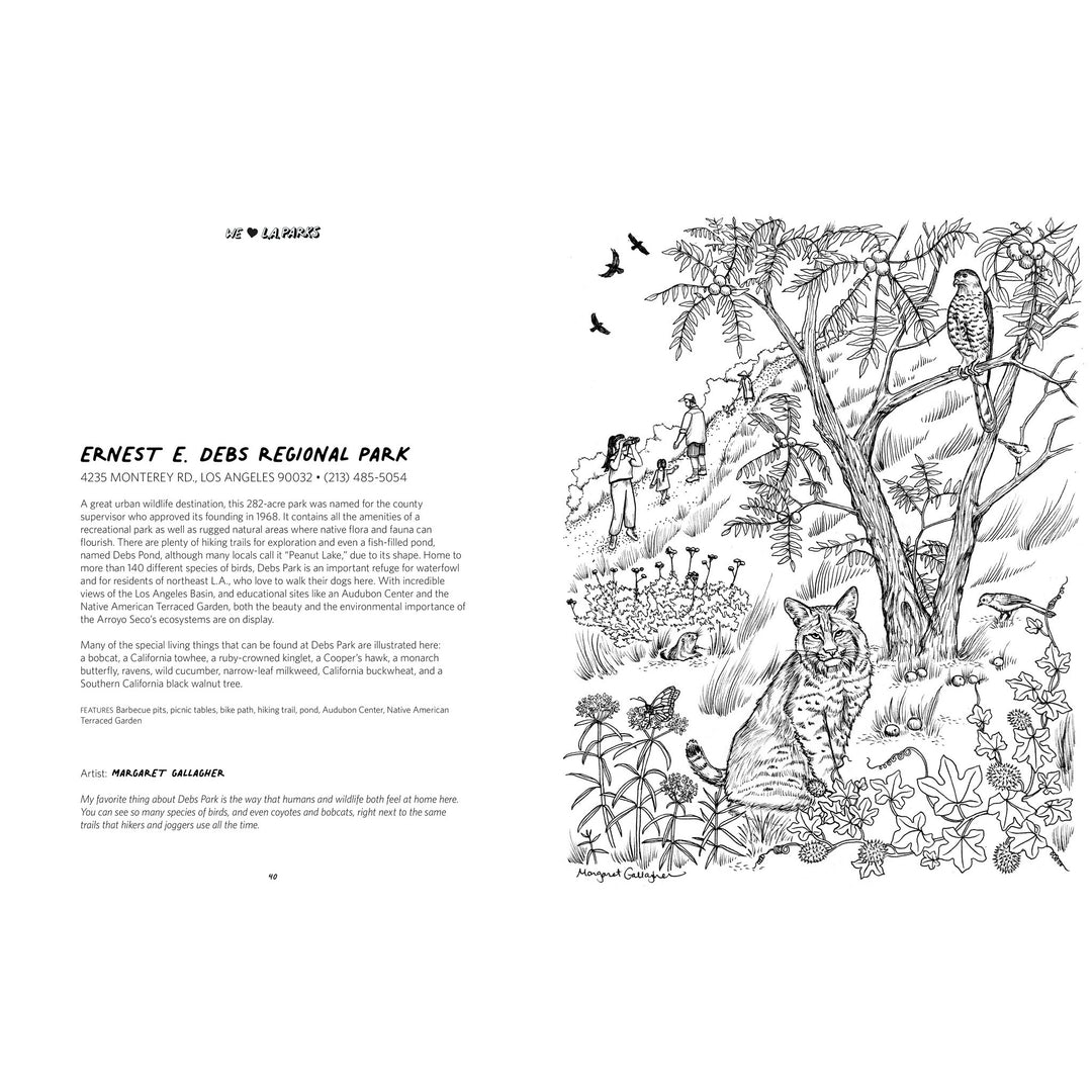 We Heart L.A. Parks Coloring Book - Leanna Lin&