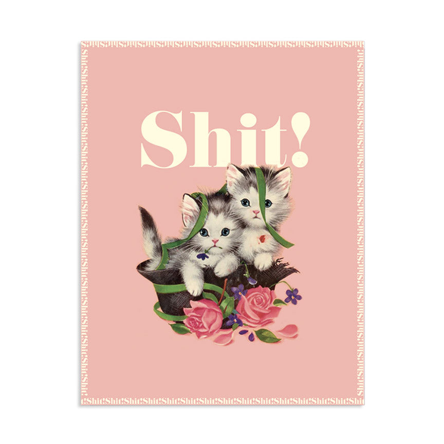 Shit! Kitties Card