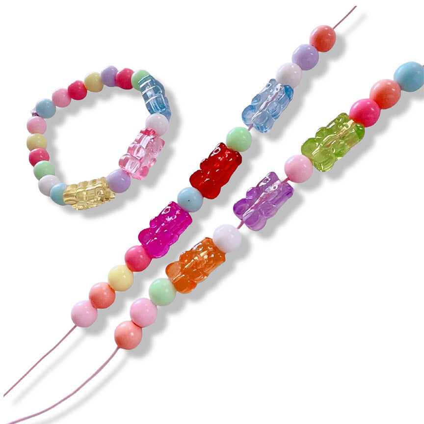 Pop Cutie Gummy Bear DIY Beaded Bracelet Kit