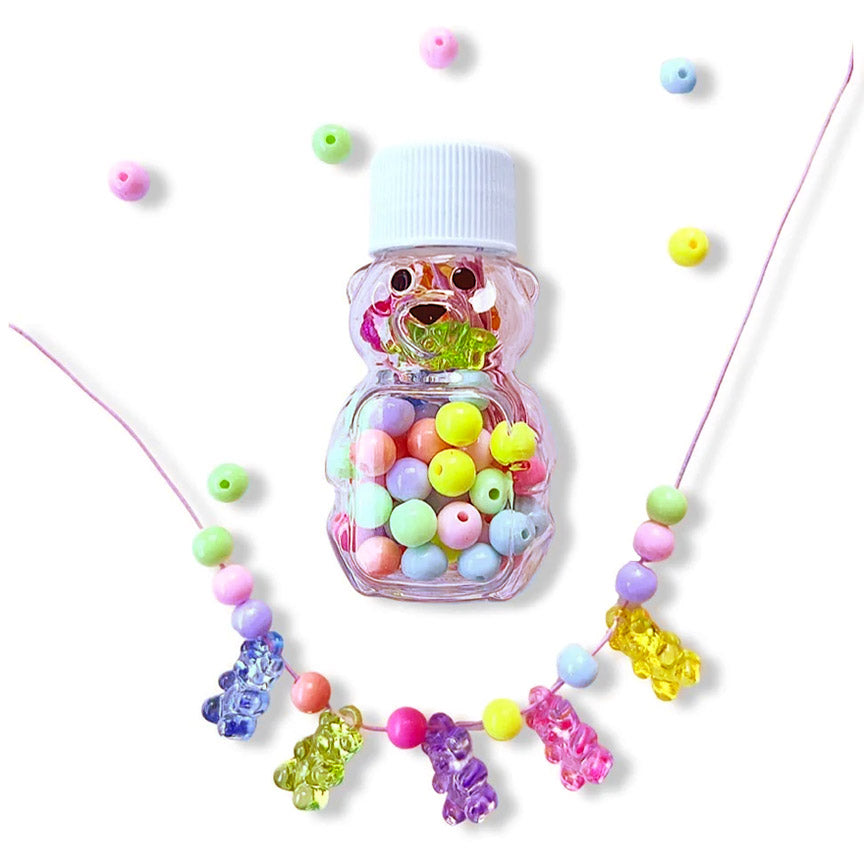 Pop Cutie Gummy Bear DIY Beaded Necklace Kit - Leanna Lin's Wonderland