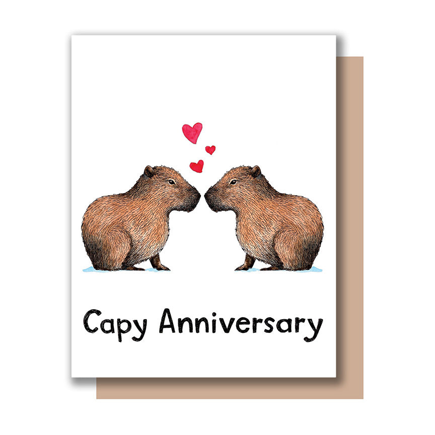 Capy Anniversary Card - Leanna Lin&
