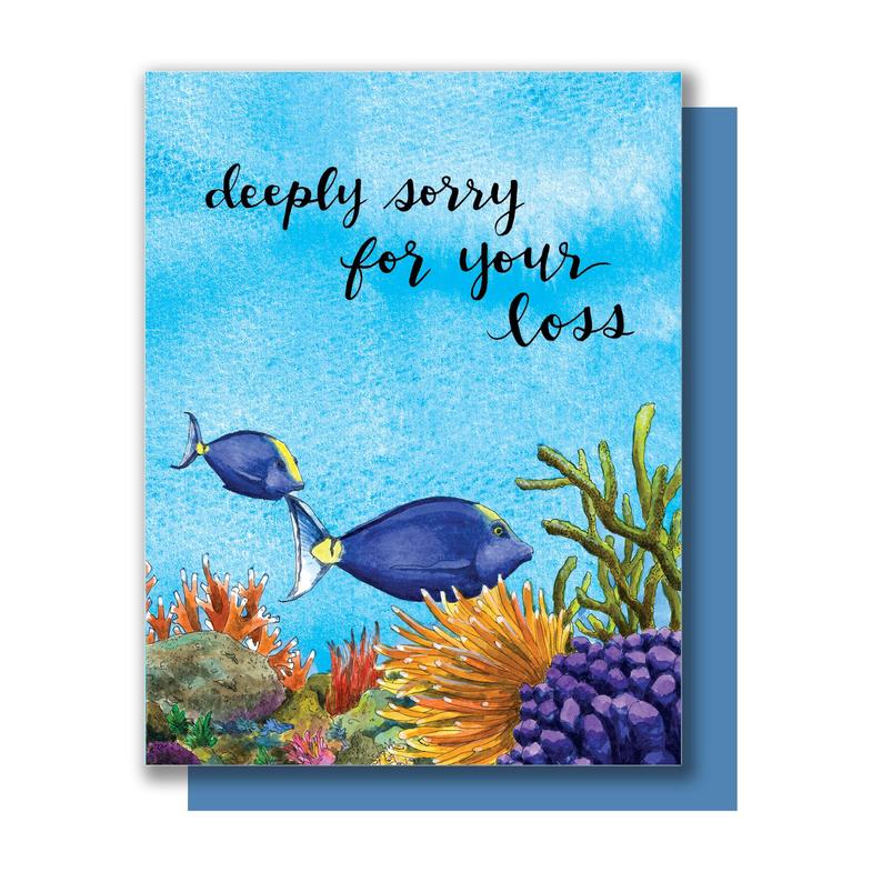 Deep Sympathy Card by Paper Wilderness from Leanna Lin's Wonderland