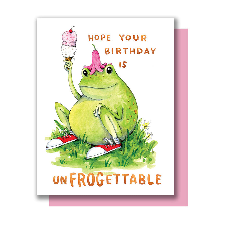 Unfrogettable Birthday Card - Leanna Lin&