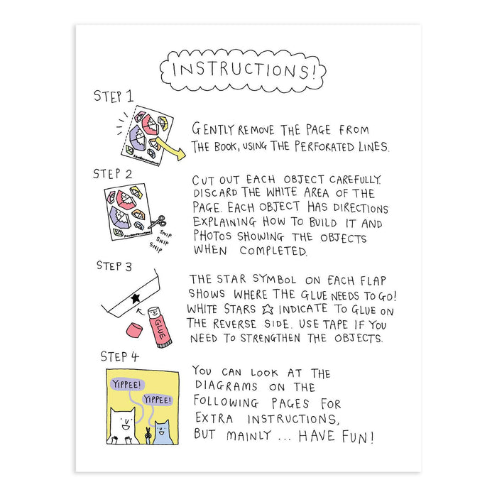 Build Your Own Theme Park: A Paper Cut-Out Book by Andrews McMeel from Leanna Lin's Wonderland