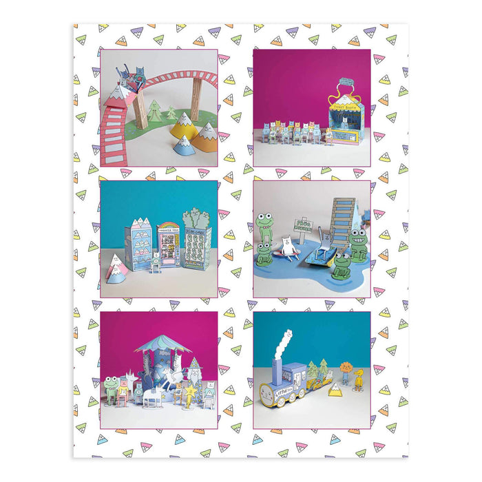 Build Your Own Theme Park: A Paper Cut-Out Book by Andrews McMeel from Leanna Lin's Wonderland