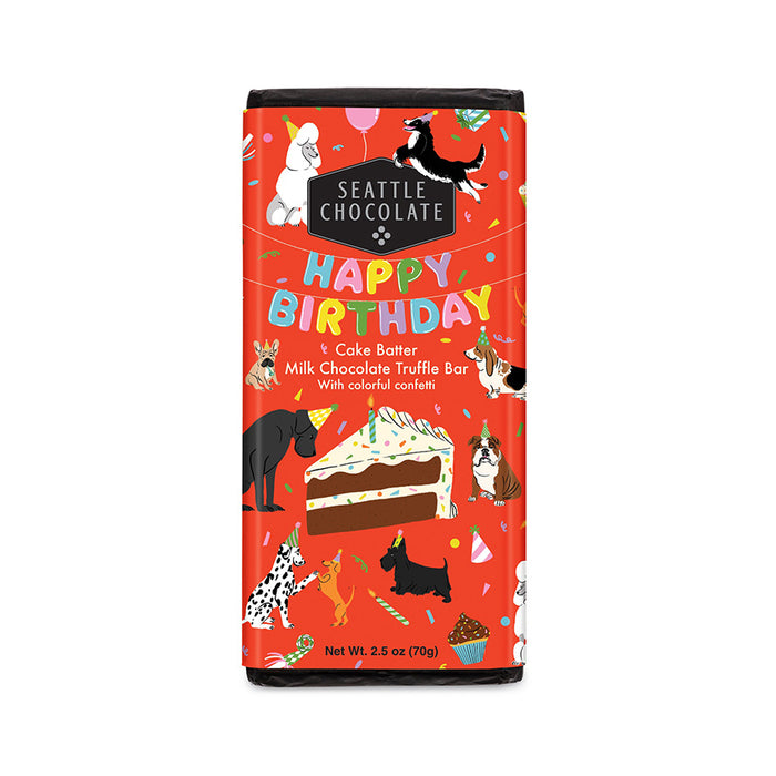 Happy Birthday! Cake Batter Chocolate Truffle Bar
