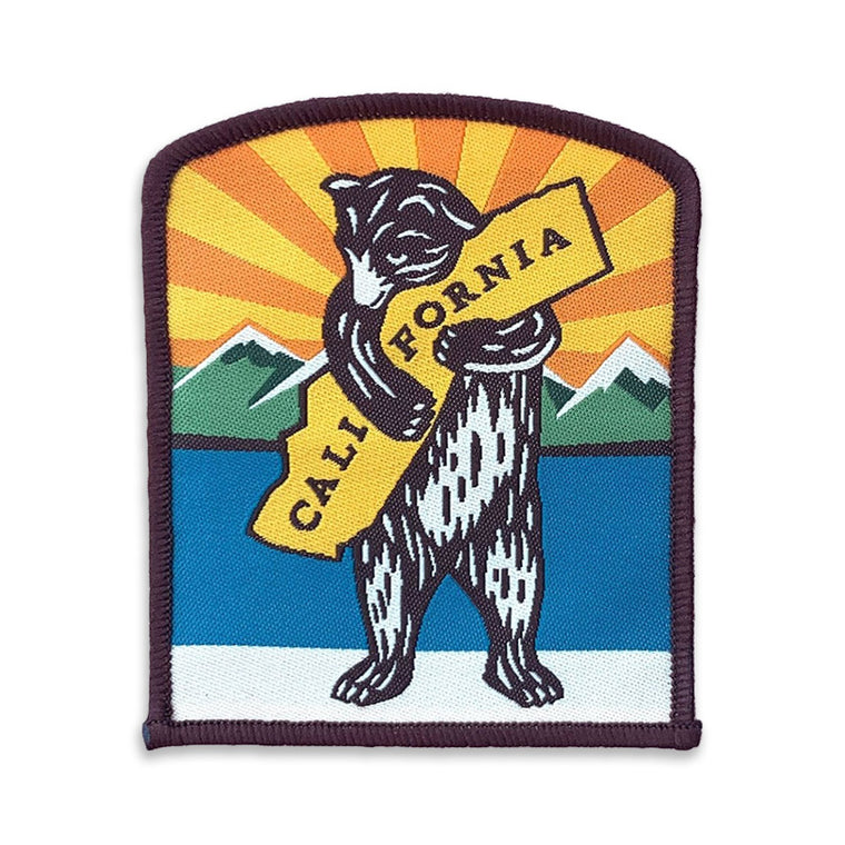 CA Mountain Bear Embroidered Patch