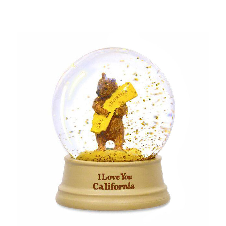 CA Bear Hug Snow Globe - Leanna Lin's Wonderland