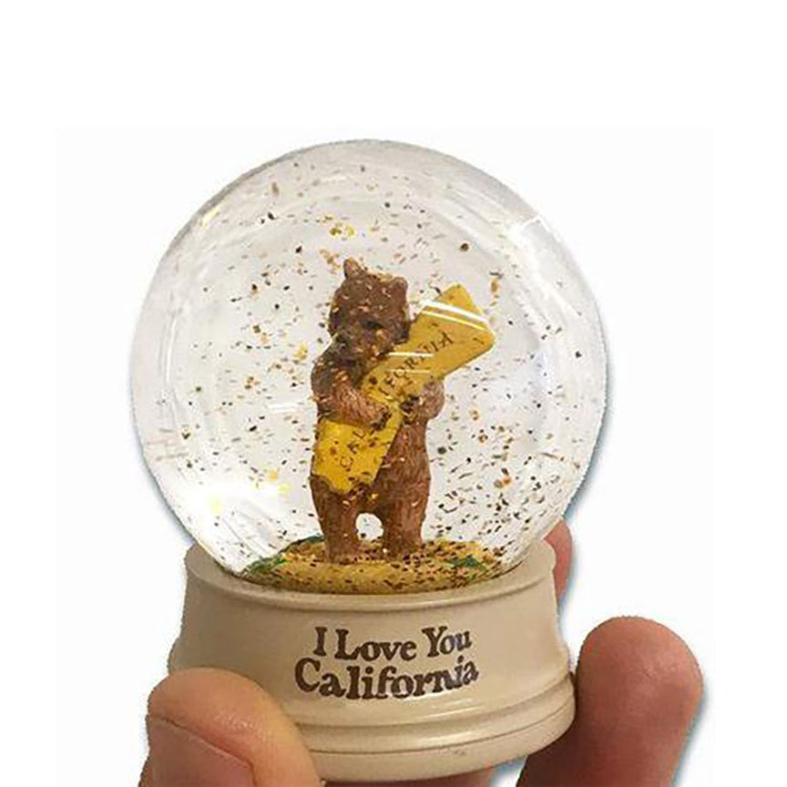 CA Bear Hug Snow Globe - Leanna Lin's Wonderland