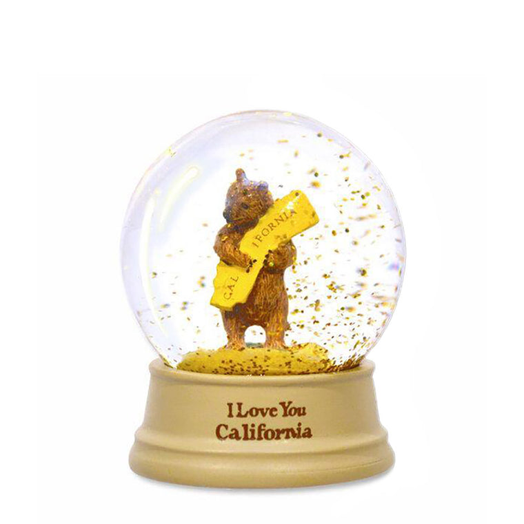 CA Bear Hug Snow Globe