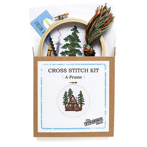 A-Frame Cross Stitch Kit - Leanna Lin&