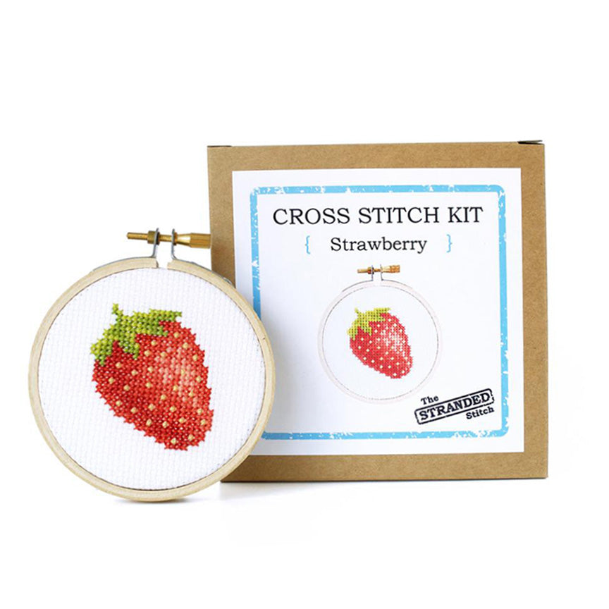 Strawberry Mini Cross Stitch Kit