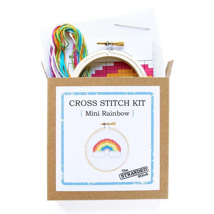 Rainbow Mini Cross Stitch Kit - Leanna Lin&