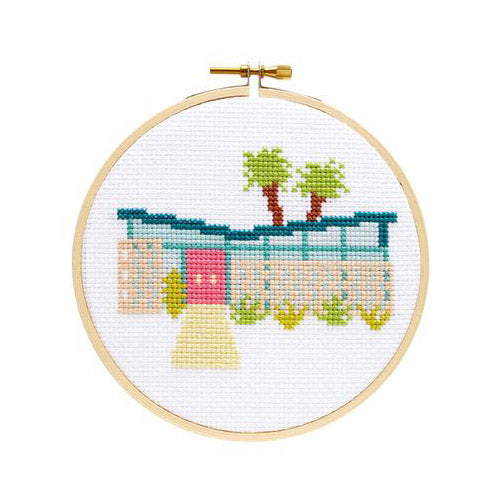 Palm Springs Cross Stitch Kit by The Stranded Stitch from Leanna Lin's Wonderland