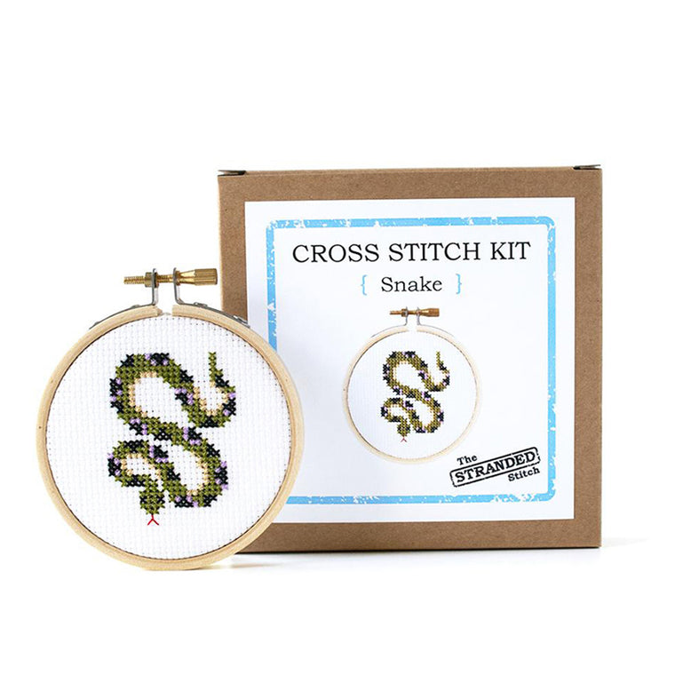 Snake Mini Cross Stitch Kit