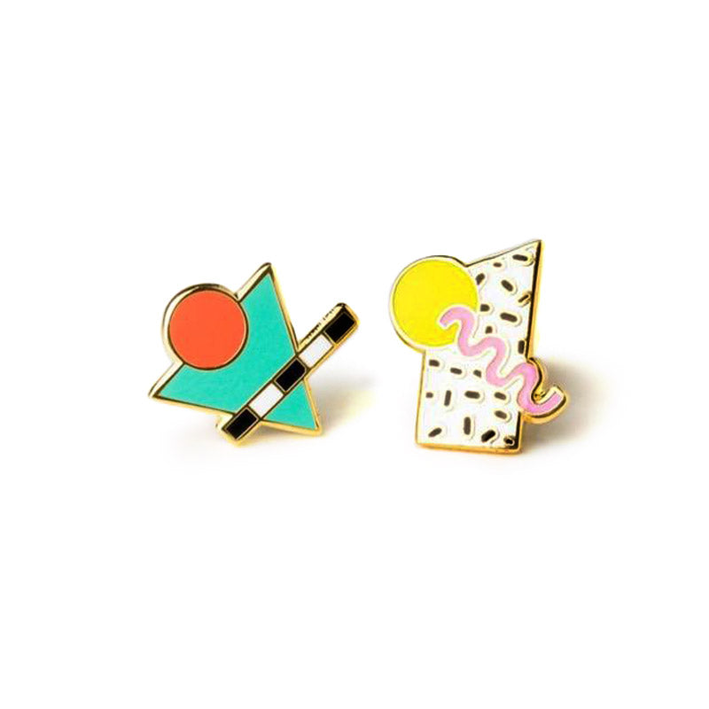 80’s Memphis Style Earrings by Yellow Owl Workshop from Leanna Lin's Wonderland