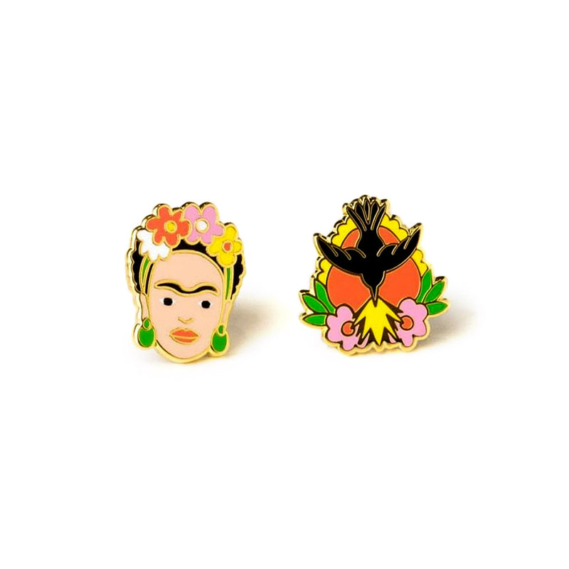 Frida Kahlo Earrings by Yellow Owl Workshop from Leanna Lin's Wonderland