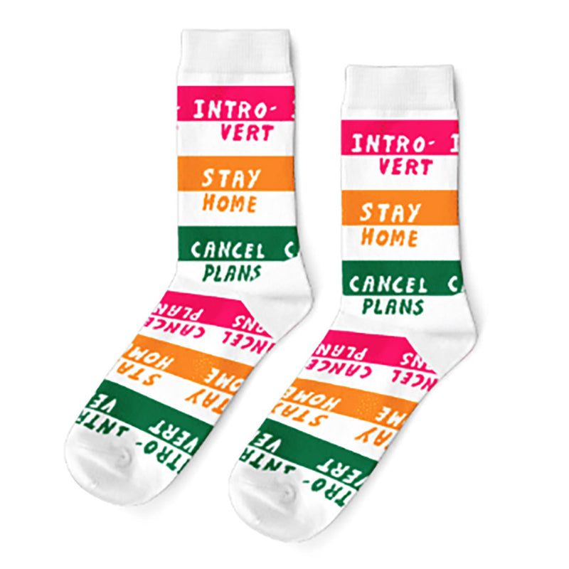 Introvert Small Crew Socks