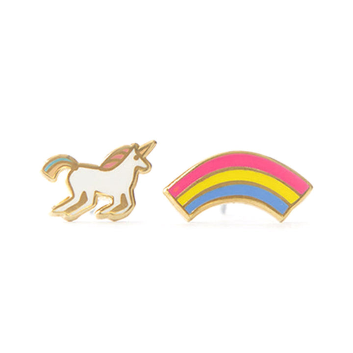 Unicorn &amp; Rainbow Earrings